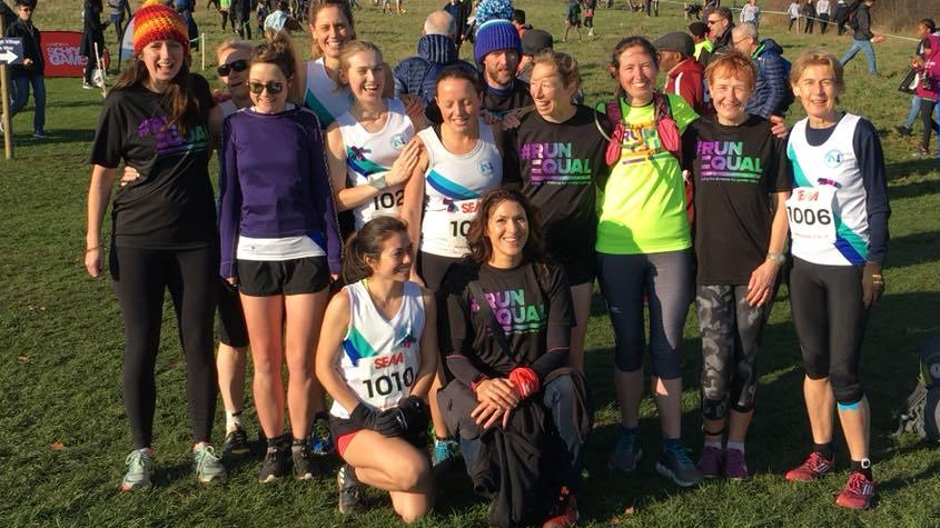 club runners before a cross country race